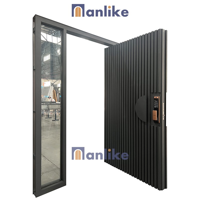 aluminum pivot with clear glass