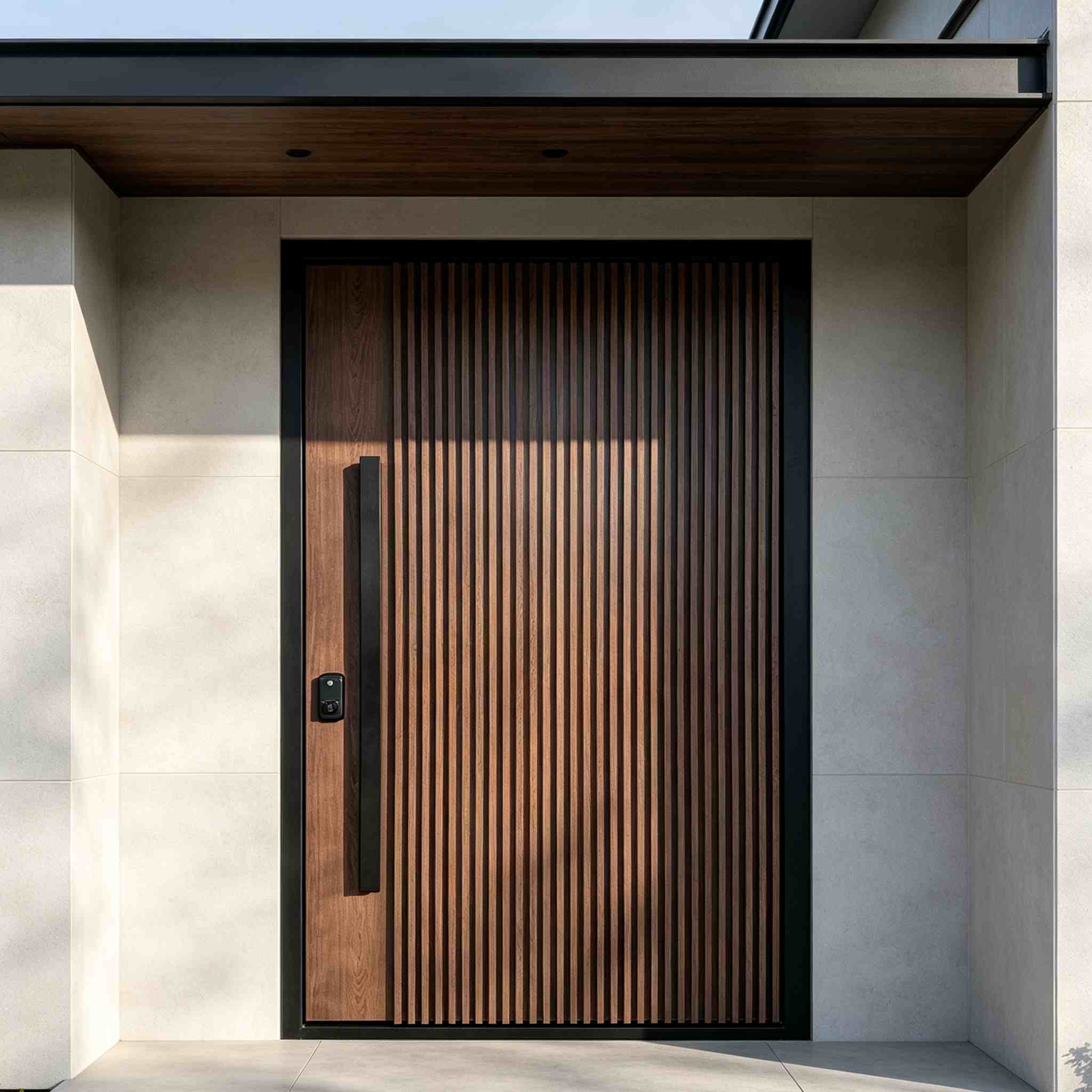 modern aluminium entry door